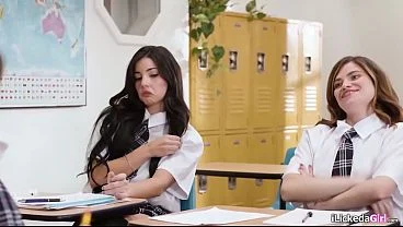 Featured frame from MILF Teacher Catches Students Squirting Together
